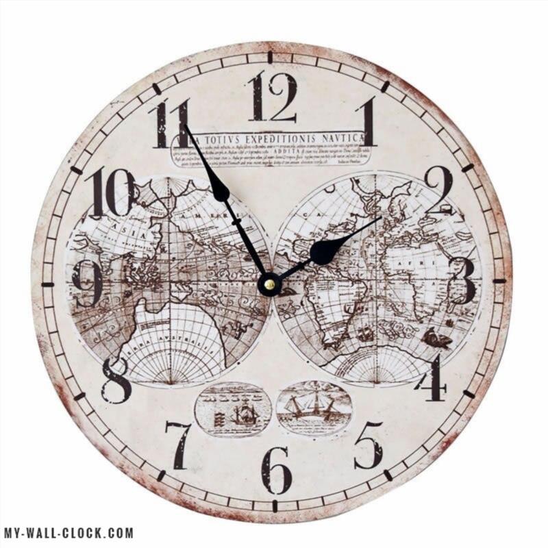 Planisphere World Clock My Wall Clock