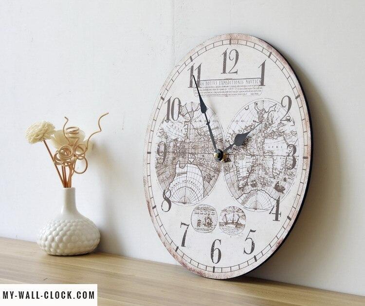 Planisphere World Clock My Wall Clock