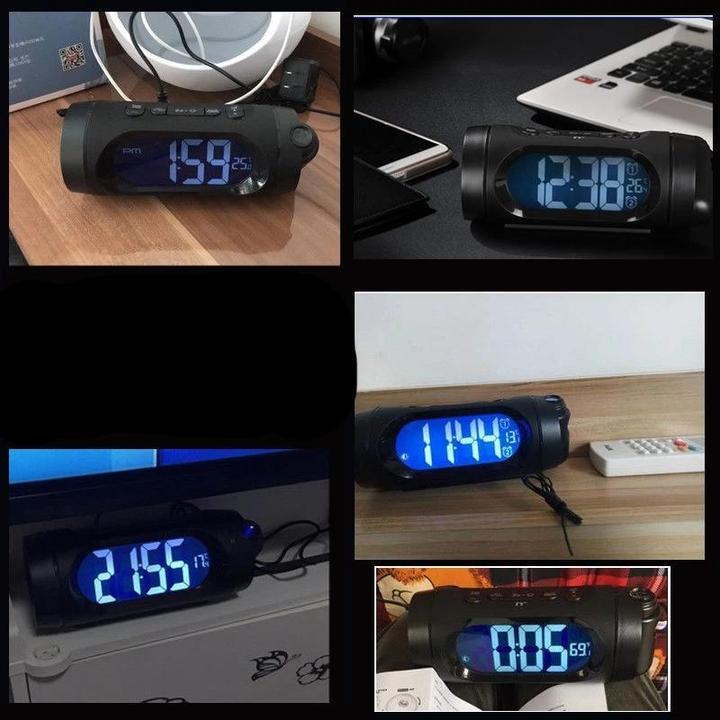 Projection Alarm Clock with usb Charger My Wall Clock