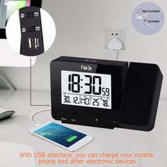 Projector Alarm Clock <br></br> Easy Travel My Wall Clock