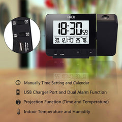 Projector Alarm Clock <br></br> Easy Travel My Wall Clock