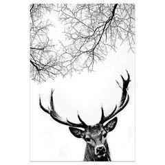Scandinavian Black and White Nordic Art My Wall Clock