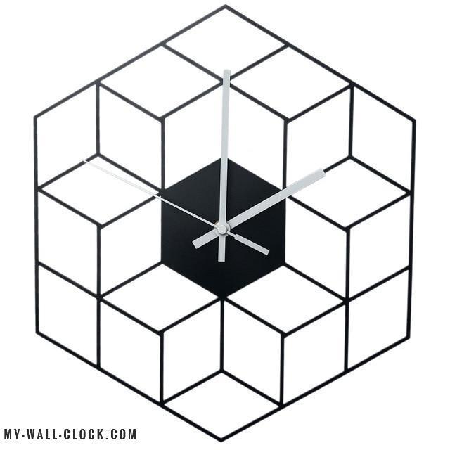 Scandinavian Clock Cubes My Wall Clock