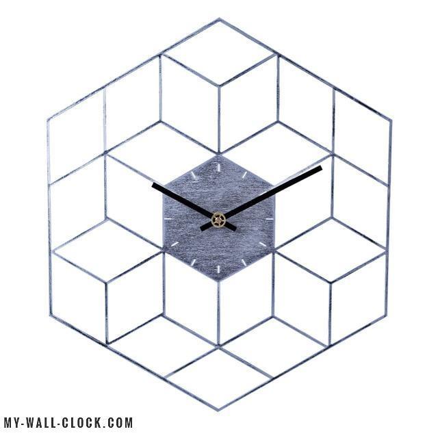 Scandinavian Clock Cubes My Wall Clock