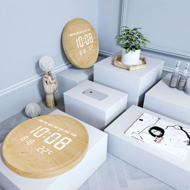 Scandinavian Digital Clock FREYA My Wall Clock
