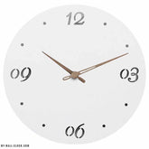 Scandinavian Clock White Wood My Wall Clock