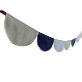 Scandinavian Decorative Wall Garland -Cotton Linen My Wall Clock