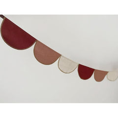 Scandinavian Decorative Wall Garland -Cotton Linen My Wall Clock