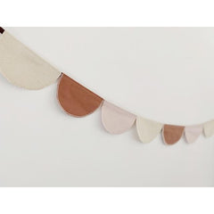 Scandinavian Decorative Wall Garland -Cotton Linen My Wall Clock