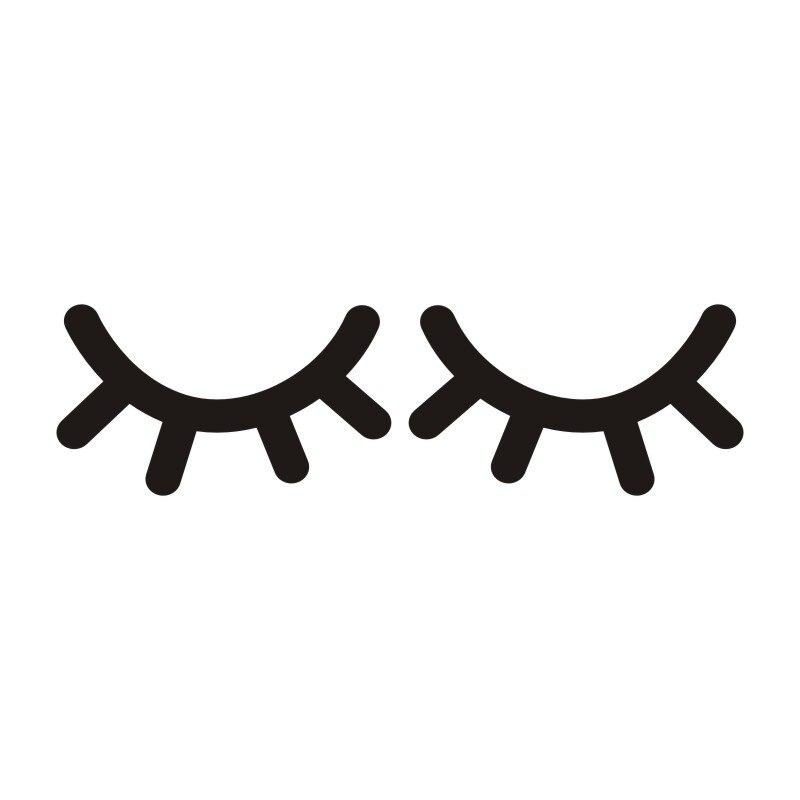 Scandinavian Eyelash Decor Wall My Wall Clock
