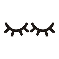 Scandinavian Eyelash Decor Wall My Wall Clock