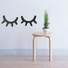 Scandinavian Eyelash Decor Wall My Wall Clock