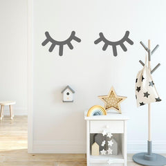 Scandinavian Eyelash Decor Wall My Wall Clock