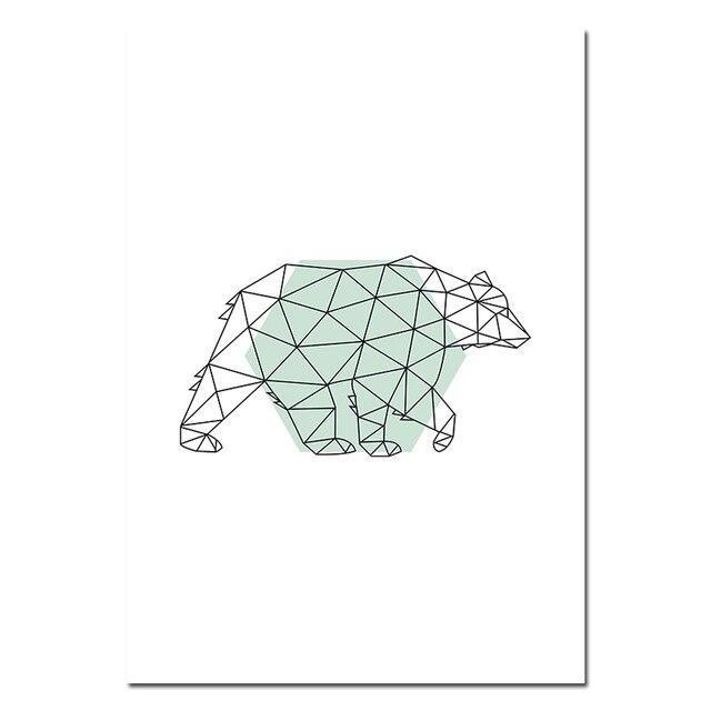 Scandinavian Graphic Design Canvas Art My Wall Clock