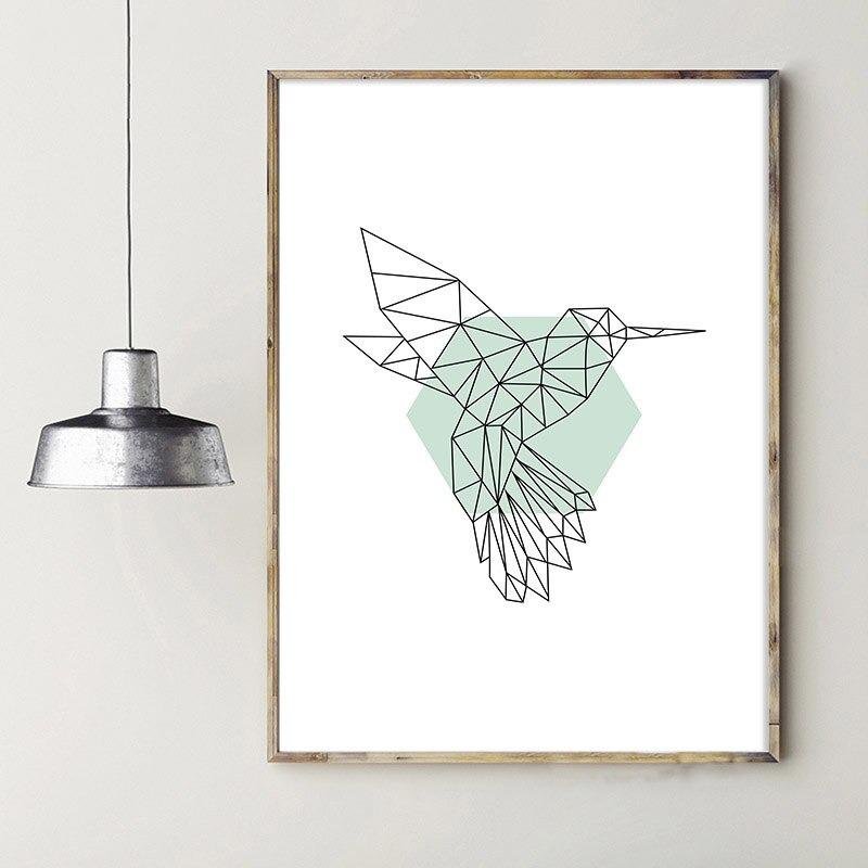 Scandinavian Graphic Design Canvas Art My Wall Clock