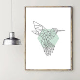 Scandinavian Graphic Design Canvas Art My Wall Clock