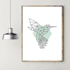 Scandinavian Graphic Design Canvas Art My Wall Clock