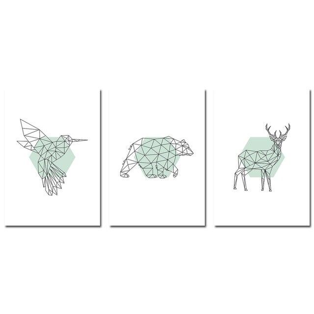 Scandinavian Graphic Design Canvas Art My Wall Clock