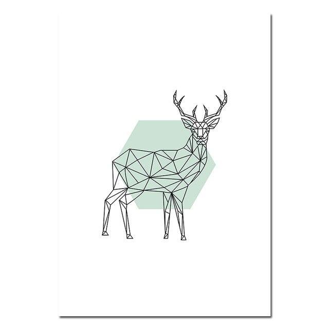 Scandinavian Graphic Design Canvas Art My Wall Clock