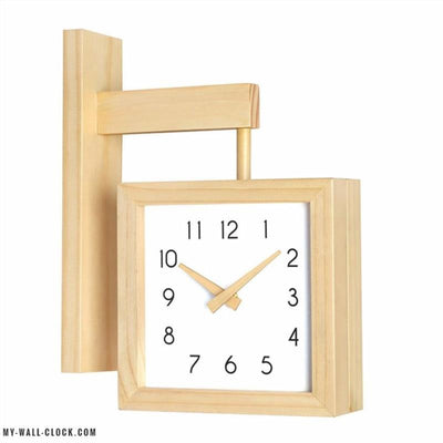 Scandinavian Hanging Wooden Clock My Wall Clock