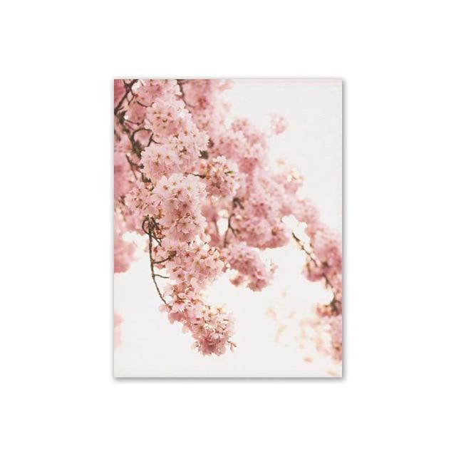 Scandinavian Pink Beach Wall Art My Wall Clock