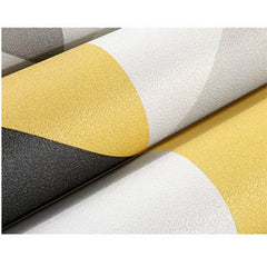 Scandinavian Wallpaper Yellow - Lieksa My Wall Clock