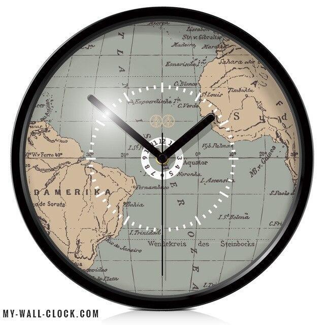 Scandinavian World Clock My Wall Clock