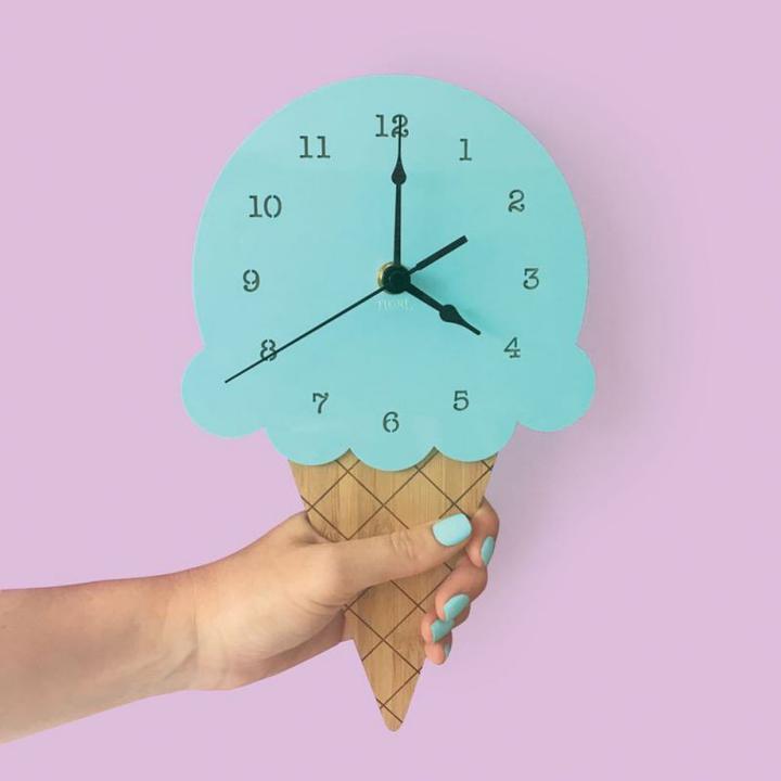 Small Ice Cream Cone Clock My Wall Clock