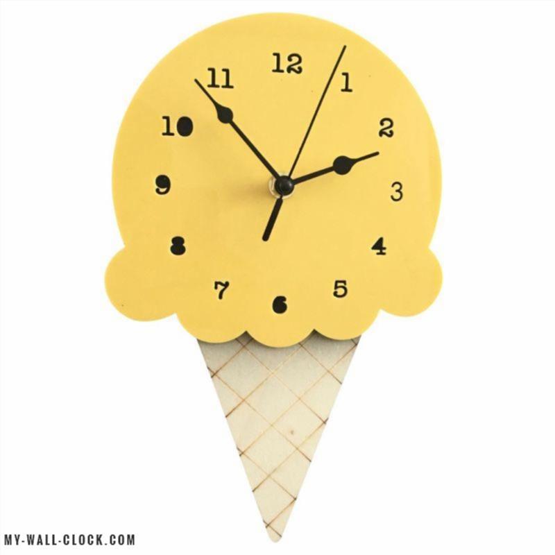 Small Ice Cream Cone Clock My Wall Clock