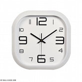 Square white modern clock My Wall Clock