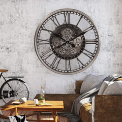 Steampunk Clock Moving Gears My Wall Clock