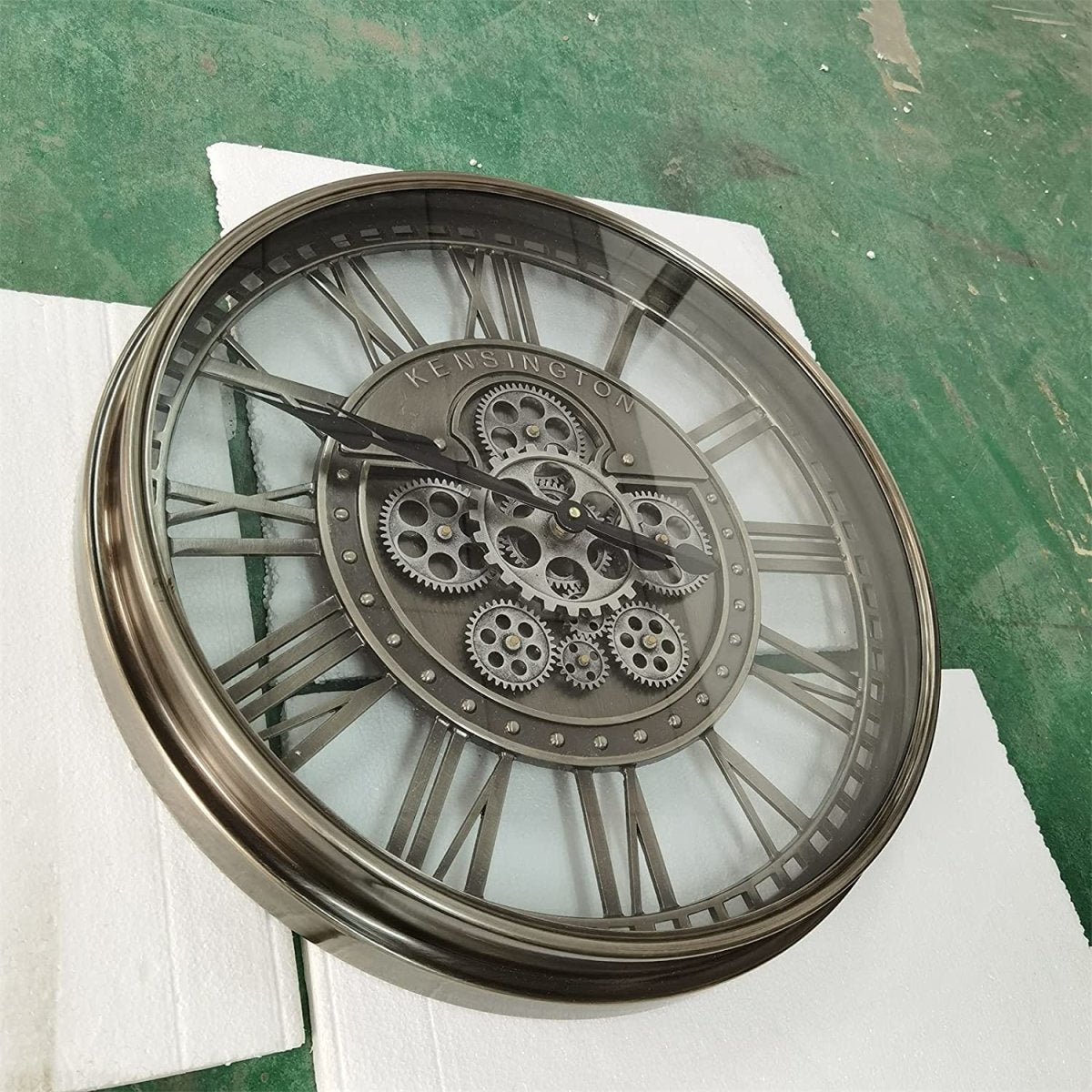 Steampunk Clock Moving Gears My Wall Clock