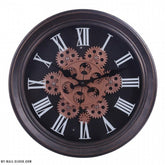 Steampunk Clock Rotating Gears My Wall Clock
