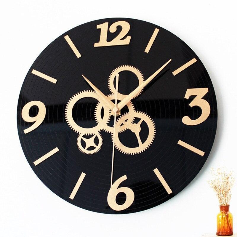 Steampunk Vintage Vinyl Clock My Wall Clock