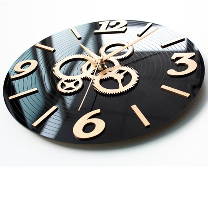 Steampunk Vintage Vinyl Clock My Wall Clock