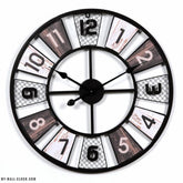 Tricolor Metal Clock My Wall Clock