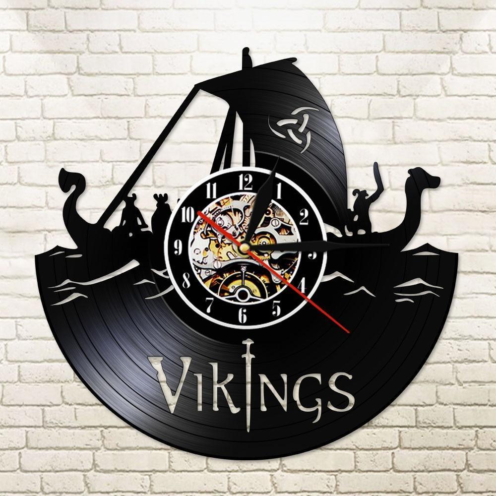 Viking Boat LED Clock My Wall Clock