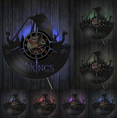 Viking Boat LED Clock My Wall Clock