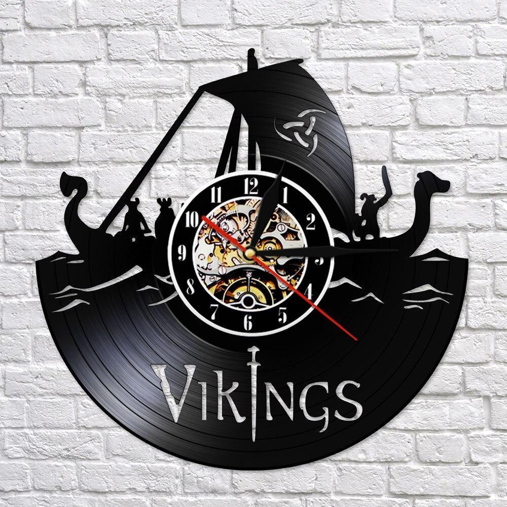 Viking Boat LED Clock My Wall Clock