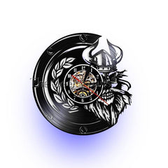 Viking Skull LED Clock My Wall Clock