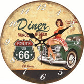 Vintage American Pin-up Clock My Wall Clock
