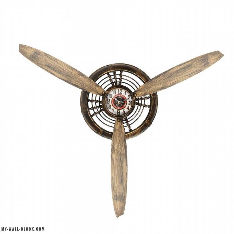 Vintage Clock Aircraft Propellers My Wall Clock