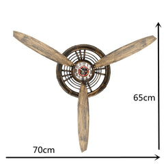 Vintage Clock Aircraft Propellers My Wall Clock