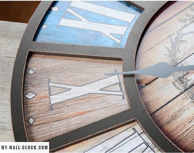 Vintage Clock Multicoloured Dial My Wall Clock