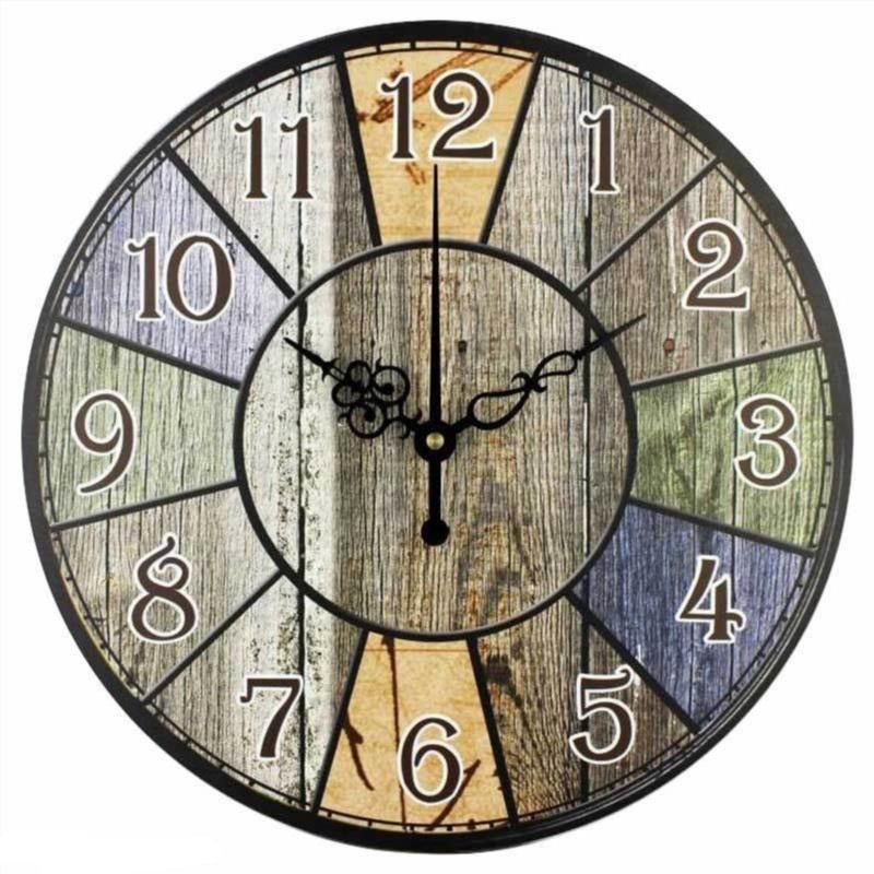 Vintage Clock Sober Colours My Wall Clock
