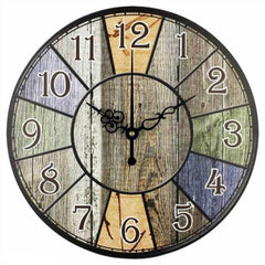 Vintage Clock Sober Colours My Wall Clock