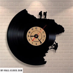Vinyl Climbing Clock My Wall Clock