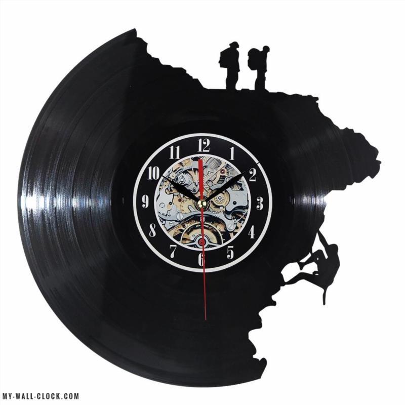 Vinyl Climbing Clock My Wall Clock