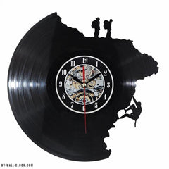 Vinyl Climbing Clock My Wall Clock
