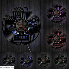 Vinyl Clock Cinema My Wall Clock